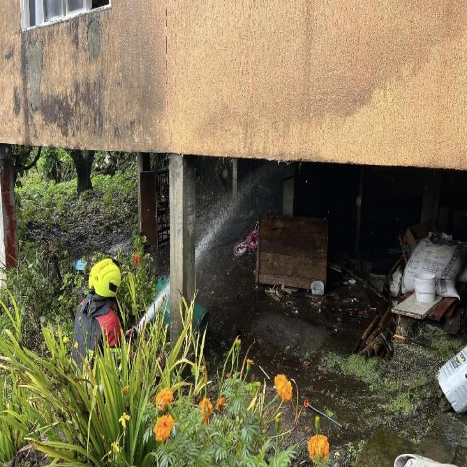 Incendio estructural registrado este mediodía en Manzanares